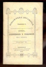 1850 abbecedario sillabario usato  Torino