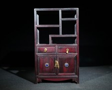 Estátua pequena de pau-rosa natural chinesa esculpida à mão estante de livros requintada 4651, usado comprar usado  Enviando para Brazil