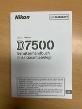 Riginal nikon d7500 gebraucht kaufen  Kleinwallstadt
