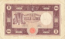 Italy 1000 lire d'occasion  Mussy-sur-Seine