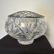 Crystal glass footed for sale  WISBECH