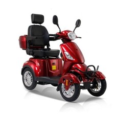 Scooters de mobilidade resistentes 4 rodas 31 milhas 3 velocidades 800W 500 lb capacidade vermelha, usado comprar usado  Enviando para Brazil