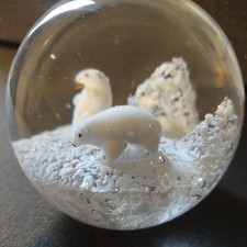 Polar bears paperweight for sale  KELTY