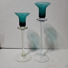 Glass candlestick candle for sale  Oshkosh