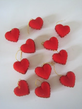 Faux velvet heart for sale  Elizabeth