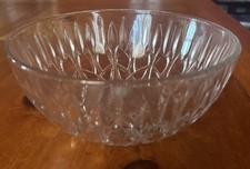Tigela de servir de legumes para salada de frutas cristal Pasari 8" corte laço vertical design🍲 comprar usado  Enviando para Brazil