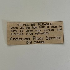 Anderson floor service for sale  Hinckley