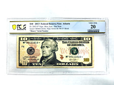 Usado, 2013 $10 FRN PCGS Very Fine 20 Fantasia VERDADEIRO 0/1 BINÁRIO * ESTRELA* Série #MF00111010* comprar usado  Enviando para Brazil