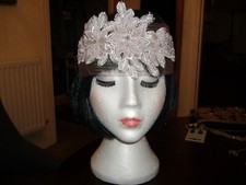 Bridal headband hand for sale  SWANSEA