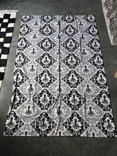 Candelabro preto e branco quatro painéis cortina 54x81 polegadas, usado comprar usado  Enviando para Brazil