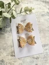 Mustard floral hair for sale  MILTON KEYNES