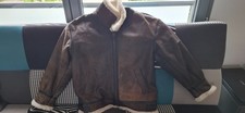Bombers cuir véritable d'occasion  Melun