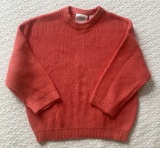 Suéter Zara Baby coral vermelho rosa gola redonda unissex tamanho 9-12 meses, novo sem etiquetas comprar usado  Enviando para Brazil