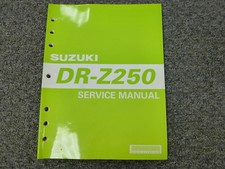 2001 2002 2003 2004 2005 2006 2007 Suzuki DR-Z250 Dirt Rider Bike Manual de Serviço, usado comprar usado  Enviando para Brazil