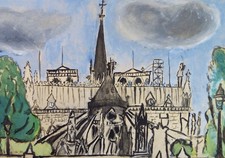 Original watercolour cathedral for sale Original watercolour cathedral for sale  WIRRAL