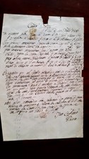 Manoscritto 1846 usato  Torino
