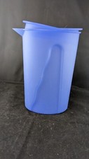 TUPPERWARE #3216B-6 IMPRESSÕES JARRO OVAL 1 QUARTO SLIM ROCKER TOP AZUL TRANSPARENTE comprar usado  Enviando para Brazil
