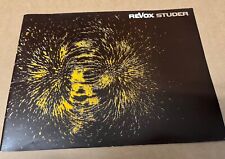 Studer revox promotional for sale  WORTHING
