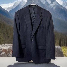 Jaqueta polo masculina Y2K 98s Ralph Lauren blazer listra azul feita no Canadá - 46R comprar usado  Enviando para Brazil