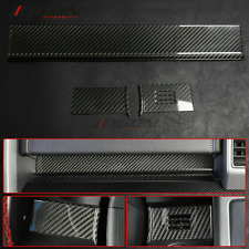 Usado, Cubierta decorativa de tablero de consola de carbono real para Ford F150 F-150 Raptor XLT 2015-20 segunda mano  Embacar hacia Argentina