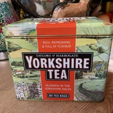 Yorkshire tea caddy for sale  WIMBORNE