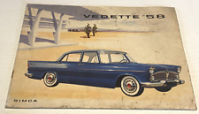 Brochure simca vedette d'occasion  Quarré-les-Tombes