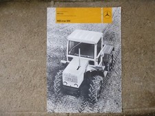 Prospectus tracteurs mercedes d'occasion  Onet-le-Château