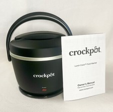 Usado, Aquecedor de comida Crockpot 20 oz almoço crock, lancheira aquecida, preto NOVO comprar usado  Enviando para Brazil