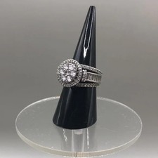 Faux diamonds halo for sale  Tucker