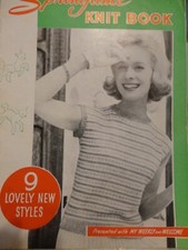 Vintage springtime knit for sale  EPSOM
