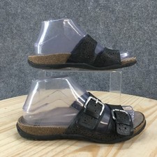 Sandálias Earth Feminina 7 Areia Larga Antígua Slide Preta Casual Chinelo Fivela Rasteira, usado comprar usado  Enviando para Brazil
