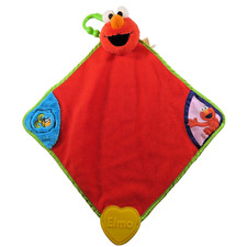 Cobertor de segurança para bebê Sesame Street Munchkin ELMO clipe de rugas mordedor amoroso vermelho comprar usado  Enviando para Brazil