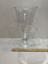 Vaso troféu grande de vidro transparente feito à mão comprar usado  Enviando para Brazil