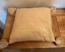 Gold tassels cushion for sale  SPALDING