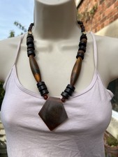 Carved horn necklace for sale Carved horn necklace for sale  OAKHAM