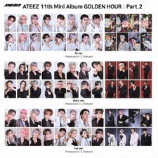 ATEEZ 11. Mini Album Złota Godzina Pt.2 Do Dziennika For Ver Pocztówka ze zdjęciem, używany na sprzedaż  Wysyłka do Poland