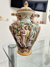 Capomimonte urna vaso usato  Oria