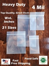 Clear reclosable zip for sale  Killbuck