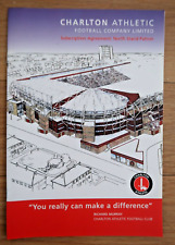 Charlton athletic brochure for sale  LONDON