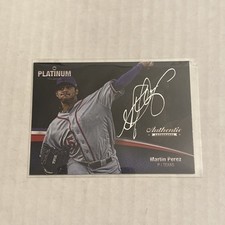 2012 ônix platina Martin Perez prospect no cartão prata em autógrafo /120, usado comprar usado  Enviando para Brazil