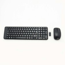 Kit Logitech Mk220 Mouse e Teclado Sem Fio Qwerty Es Layour Spa Recondicionado comprar usado  Enviando para Brazil