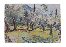 Peinture huile paysage d'occasion  Fayence
