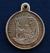 Médaille hubert patron d'occasion  Pont-Évêque