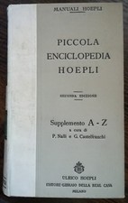 Piccola enciclopedia hoepli. usato  Italia