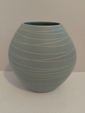Handmade vase glazed for sale  DERBY