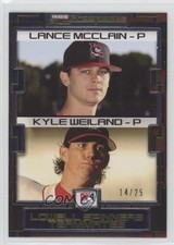 2008 TRISTAR Prospects Plus Amarelo /25 Lance McClain Kyle Weiland #141 comprar usado  Enviando para Brazil