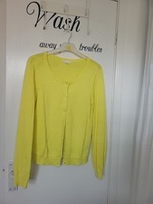 Yellow cardigan women for sale  BIRMINGHAM