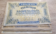10 000 000 ADOPENGO NOTA MUITO BOA DA HUNGRIA 1946 REDEFINIÇÃO DE MOEDA!!! comprar usado  Enviando para Brazil