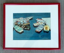 Boats docked art for sale  Plymouth