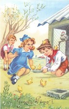 Illustrated easter children d'occasion  Expédié en Belgium